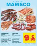 Oferta de Bogavante crudo congelado, Gambón extra, langostino cocido, Gamba cocida, Cigala pequeña, Nécora cocida, Buey de mar cocido, Patas de pulpo cocido Carrefour, Ostra Francesa CÍRCULO DE CALIDAD por 9,95€ en Carrefour