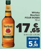 Oferta de Whisky Bourbon FOUR ROSES  por 17,65€ en Carrefour