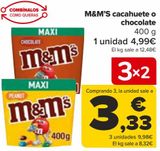 Oferta de M&M'S cacahuete o chocolate  por 4,99€ en Carrefour