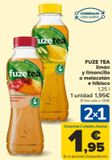 Oferta de FUZE TEA Limón y limoncillo o melocotón e hibisco  por 1,95€ en Carrefour