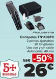Oferta de ROweta Cortapelos TN1406F0 por 26€ en Carrefour