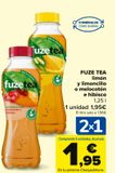 Oferta de FUZE TEA limón y limoncillo o melocotón e hibisco por 1,95€ en Carrefour
