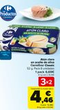 Oferta de Atún claro en aceite de oliva Carrefour Classic por 6,69€ en Carrefour