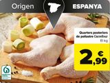 Oferta de Traseros de pollo Carrefour por 2,99€ en Carrefour