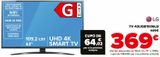Oferta de LG TV 43UQ81006LB por 369€ en Carrefour