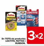 Oferta de En TODOS los productos LOCTITE, PATTEX y RUBSON en Carrefour