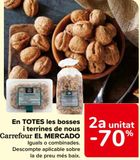 Oferta de En TODAS las bolsas y tarrinas de nueces Carrefour EL MERCADO en Carrefour