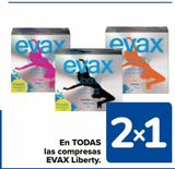 Oferta de En TODAS las compresas EVAX Liberty en Carrefour