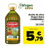 Oferta de Aceite de oliva Virgen Extra CARBONELL por 28,95€ en Carrefour