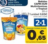 Oferta de Bebidas CAPRI-SUN Multivitaminas o Tropical  por 0,65€ en Carrefour