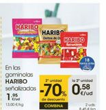 Oferta de Gominolas Haribo por 1,95€ en Eroski