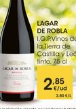 Oferta de Vino tinto Lagar de la Robla por 2,85€ en Eroski