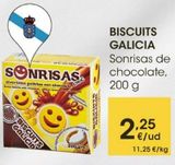 Oferta de Galletas de chocolate por 2,25€ en Eroski