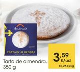 Oferta de Tarta de almendras por 3,59€ en Eroski