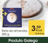 Oferta de Tarta de almendras por 3,59€ en Eroski