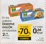 Oferta de Galletas Digestive Gullón por 2,19€ en Eroski