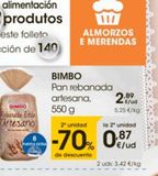 Oferta de Pan de molde Bimbo por 2,89€ en Eroski