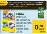Oferta de Refresco de naranja fanta por 0,7€ en Eroski