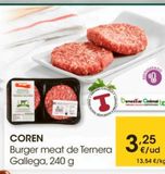 Oferta de Carne picada de ternera Coren por 3,25€ en Eroski