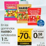 Oferta de Gominolas Haribo por 1,95€ en Eroski
