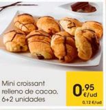 Oferta de Croissants de chocolate por 0,95€ en Eroski