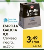 Oferta de Cerveza negra Estrella Galicia por 3,49€ en Eroski