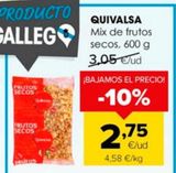 Oferta de Frutos secos quivalsa por 2,75€ en Autoservicios Familia