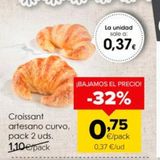 Oferta de Croissants por 0,75€ en Autoservicios Familia