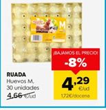 Oferta de Huevos ruada por 4,29€ en Autoservicios Familia