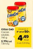 Oferta de Cacao soluble Cola Cao por 5,99€ en Autoservicios Familia