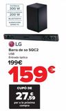 Oferta de LG Barra de sonido SQC2 por 159€ en Carrefour