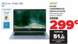 Oferta de ACER Portátil CHROMEBOOK CB314-1H-C07W por 299€ en Carrefour