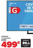 Oferta de SAMSUNG TV 55BU8505 por 499€ en Carrefour