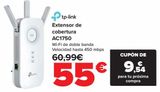 Oferta de Extensor de cobertura AC1750 TP-LINK por 55€ en Carrefour