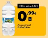 Oferta de Agua mineral FUENCISLA, 8l por 0,99€ en Supeco