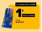 Oferta de Flash BURMAR, 12x70ml por 1€ en Supeco