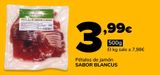 Oferta de Pétalos de jamón SABOR BLANCUS, 500g por 3,99€ en Supeco
