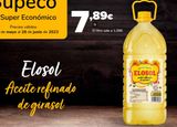Oferta de Aceite refinado de girasol Elosol, 5l por 7,89€ en Supeco