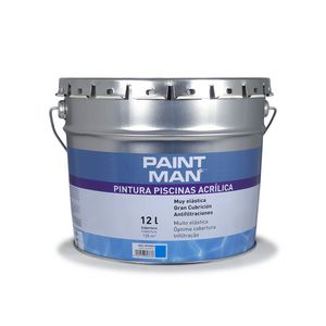 Oferta de Pintura piscina al agua azul Paintman 12 L por 49,95€ en Brico Depôt