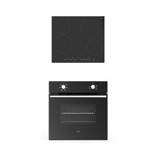 Oferta de Pack placa vitrocerámica + horno estatico cooke&lewis por 279€ en Brico Depôt