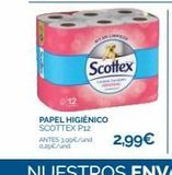 Oferta de Papel higiénico Scottex en Supermercados La Despensa