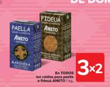 Oferta de En TODOS los caldos para paella o fideuá ANETO 1kg en Carrefour