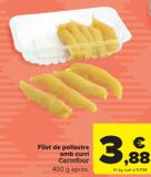 Oferta de Solomillo de pollo al curry Carrefour por 3,88€ en Carrefour