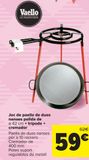 Oferta de Set de paellera + trípode + quemador  por 59€ en Carrefour