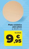 Oferta de Plato cerámico para pizza por 9,95€ en Carrefour