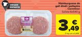 Oferta de Hamburguesas de pavo y pollo Carrefour por 3,49€ en Carrefour