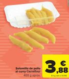 Oferta de Solomillo de pollo al curry Carrefour por 3,88€ en Carrefour