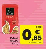 Oferta de Fideuá GALLO 450g por 0,85€ en Carrefour