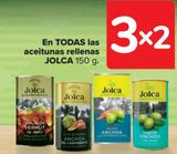 Oferta de En TODAS las aceitunas rellenas Jolca 150g en Carrefour