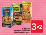Oferta de EN TODOS los caldos para paella GALLINA BLANCA 1l en Carrefour